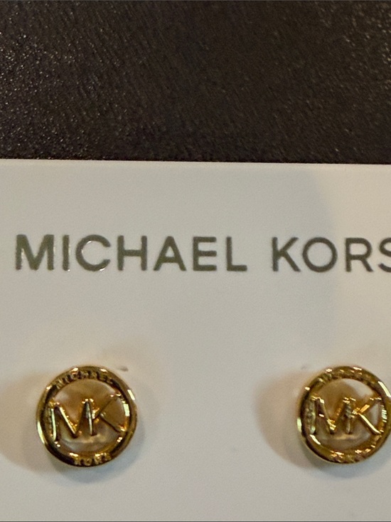 Michael Kors Jewelry - NWT Michael Kors Logo Earrings